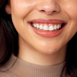 Mouth,,Closeup,And,Woman,In,Studio.,Smile,And,Beauty,With